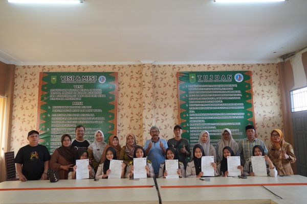 SMKN Pertanian Terpadu Pekanbaru Gelar Sosialisasi dan Kesepakatan OJT Siswa Kelas XII APHP